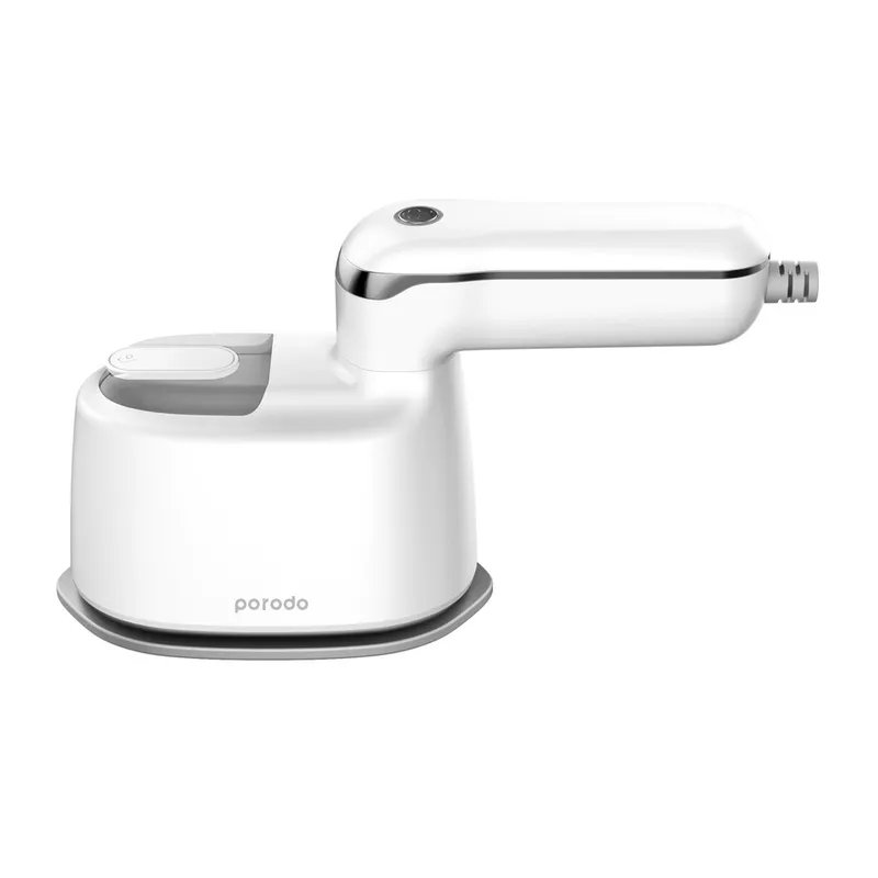 Porodo Lifestyle Mini Steam Iron 1000W UK with Rotatable Handle - White