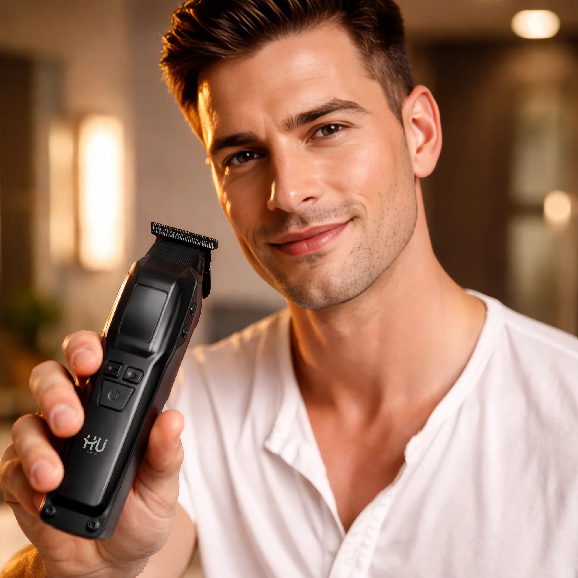 Rechargeable Hair Trimmer LED Screen 8000/9000RPM