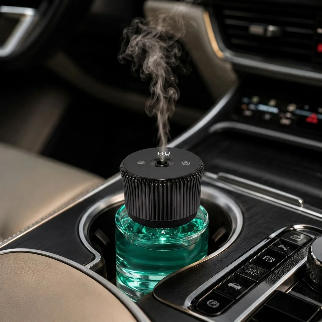 HU Smart Car Air Purifier & Aromatherapy Diffuser