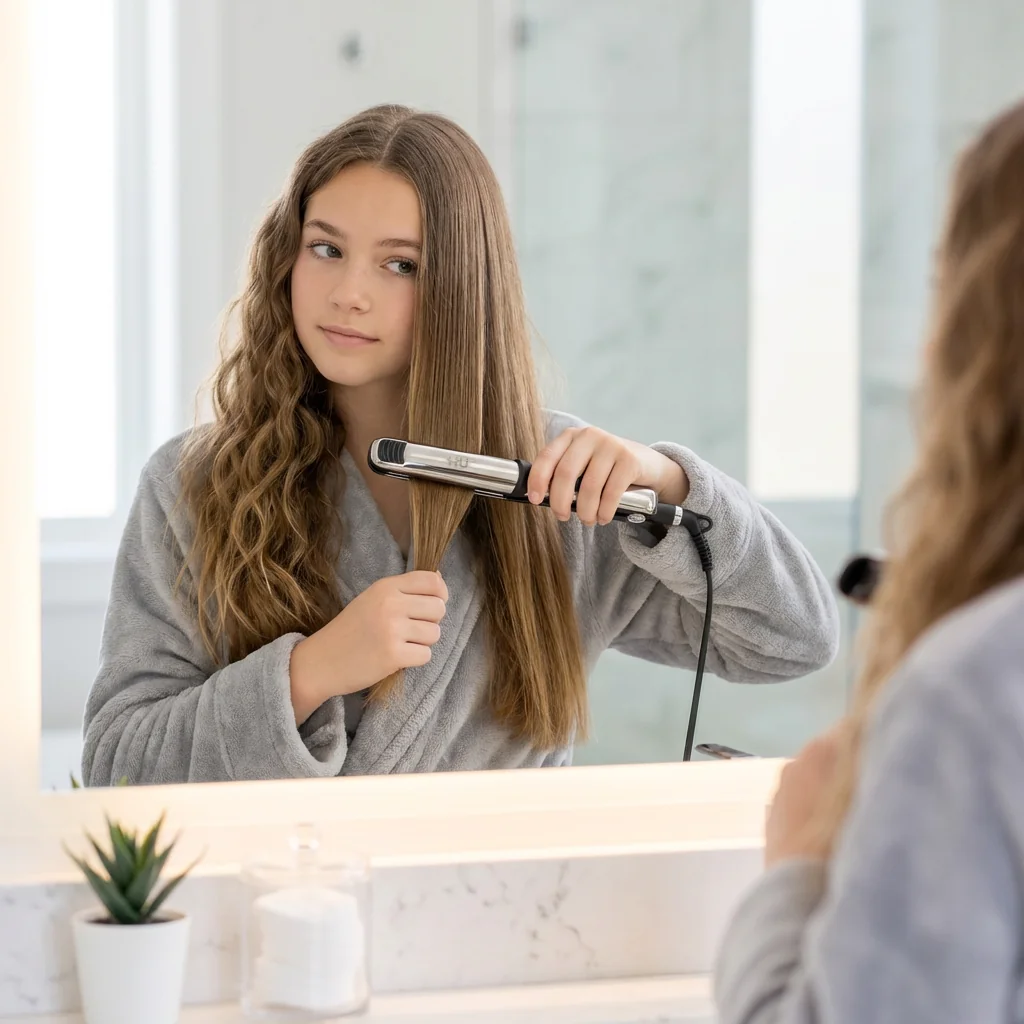 HU Professional Hair Straightener 230°C High-Heat Hair Styling Iron
