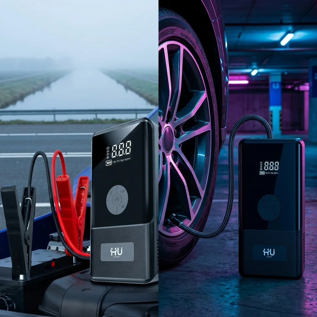 Jump Starter And Air Pump 15000MAH