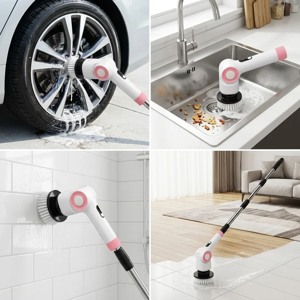Electric Spin Scrubber 11-in-1