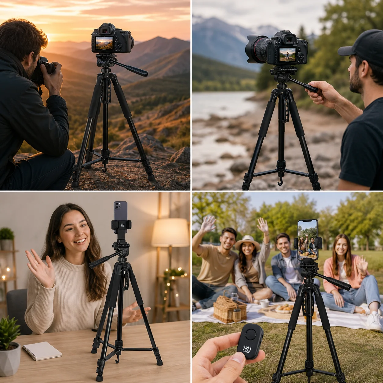 Portable Grip Handle With Remote