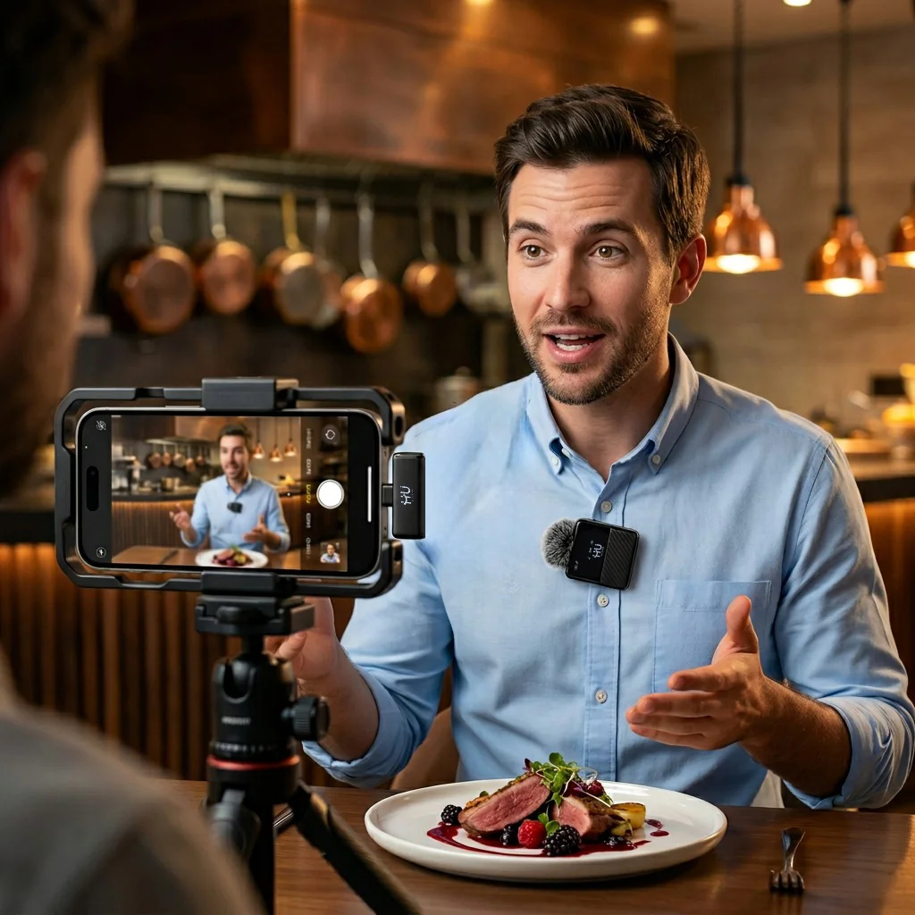 Broadcast Lavalier Microphone 2.4G