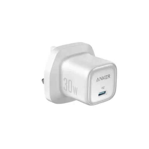 Anker Zolo 30W USB-C Fast Wall Charger with Cable (White)