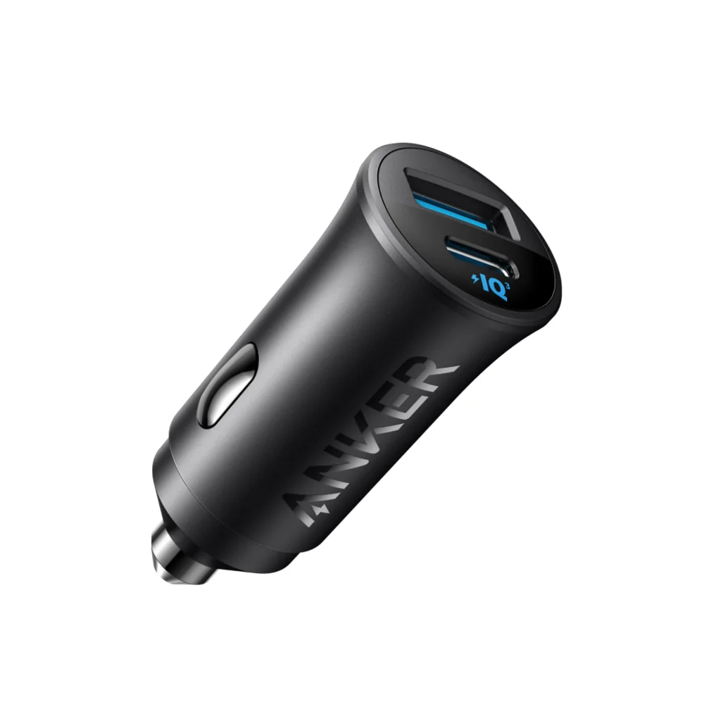 Anker 30W Dual-Port Fast Car Charger (USB-C & USB-A)