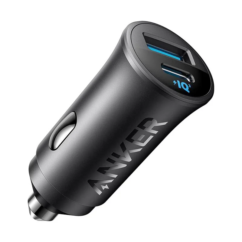 Anker 30W Dual-Port Fast Car Charger (USB-C & USB-A)