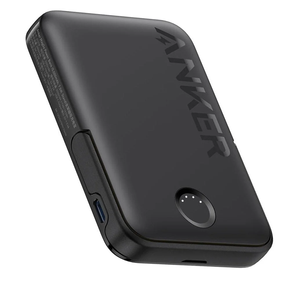 Anker 322 MagGo 5,000mAh Magnetic Wireless Power Bank (Black)