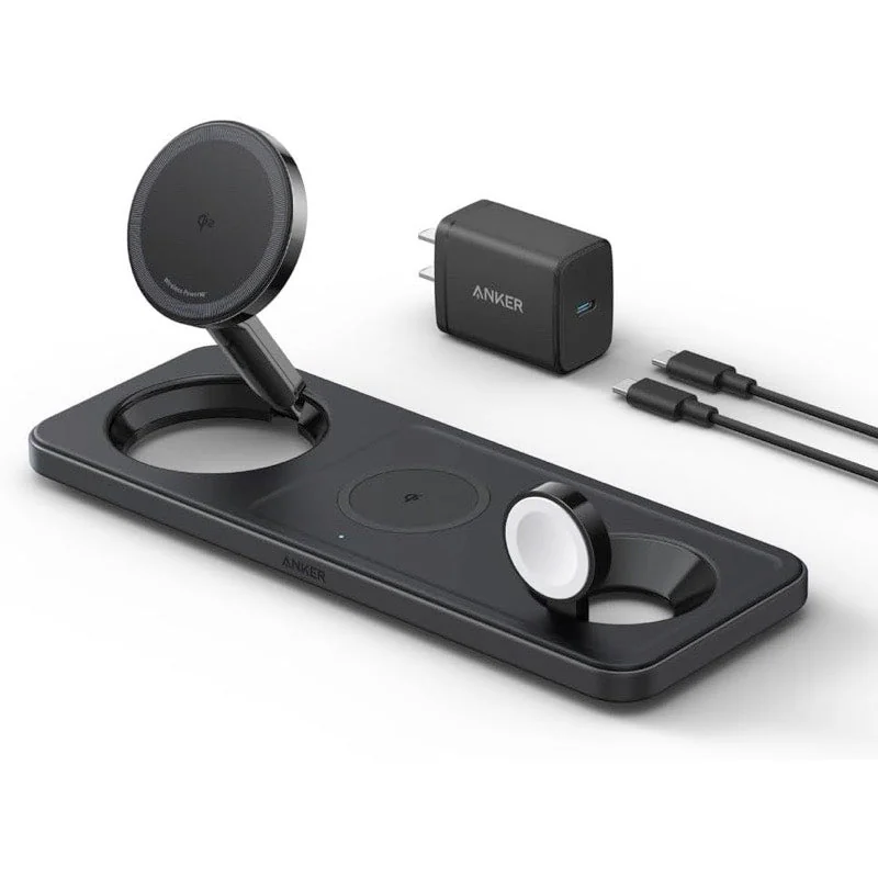 Anker MagGo 10,000mAh Qi2 15W Magnetic Wireless Power Bank (Black)