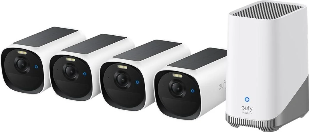 eufy PoE NVR 4K Security Camera System with E40 4-Cam Kit