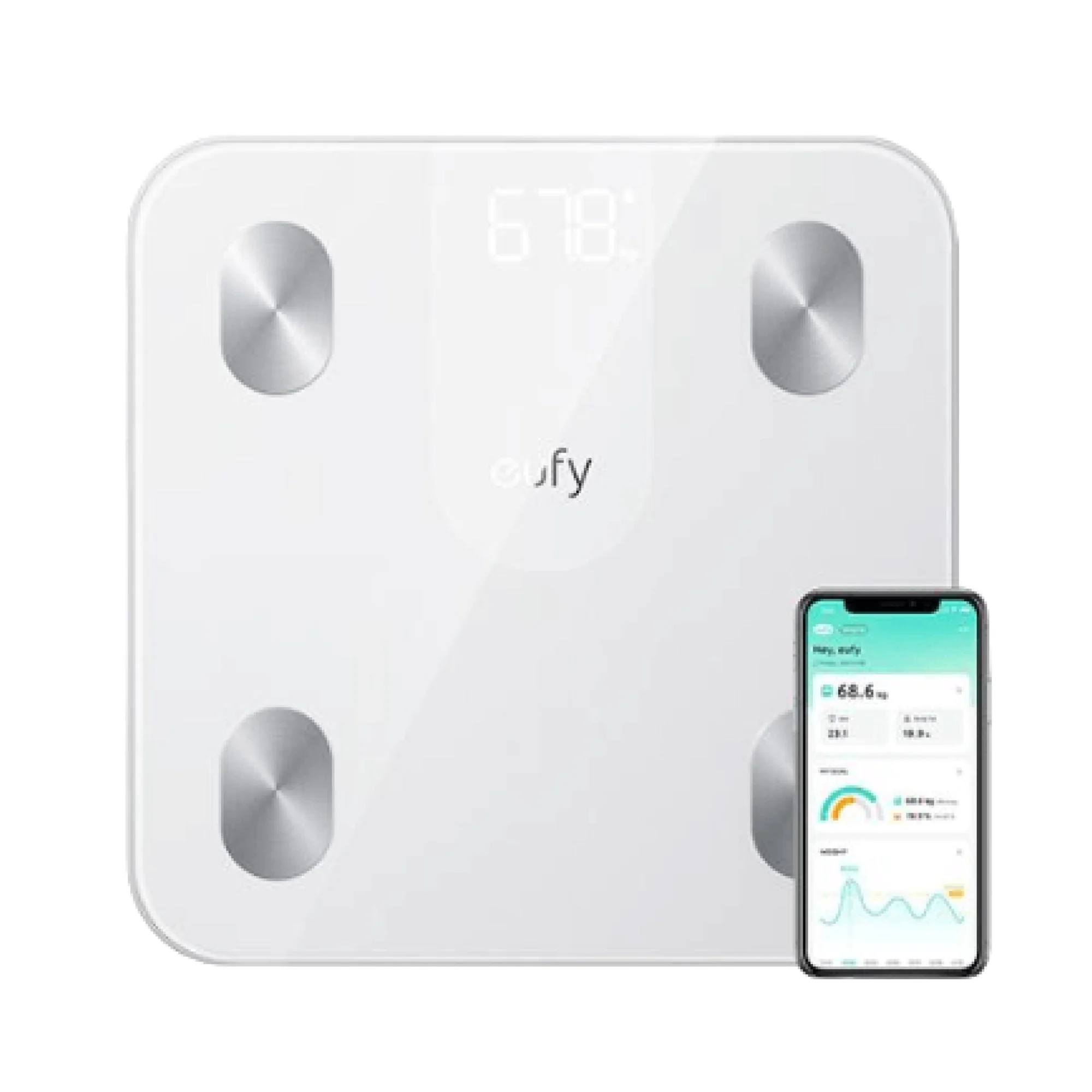 eufy Smart Scale A1 Digital Body Composition Analyzer (White)