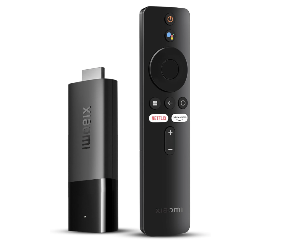 Xiaomi TV Stick 4K with Google TV & Chromecast Built-In, Voice Remote, Wi-Fi, Bluetooth - Black