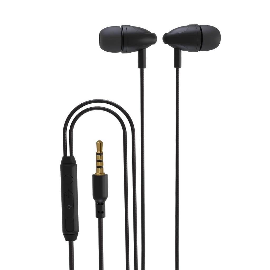Porodo Blue Stereo Earphones with Aux Connector 3.5mm