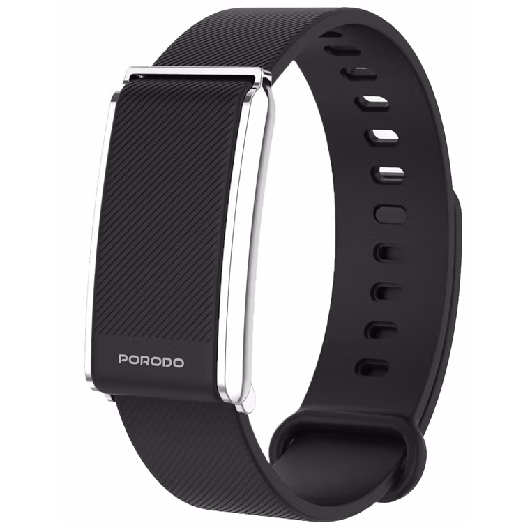 Porodo TrackFit Screenless Fitness Band – Black