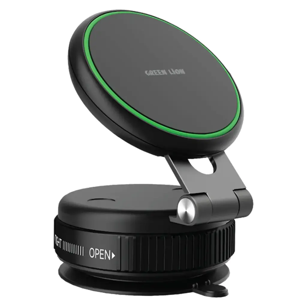 Green Lion GX-41 MagSafe Suction Phone Holder - Black