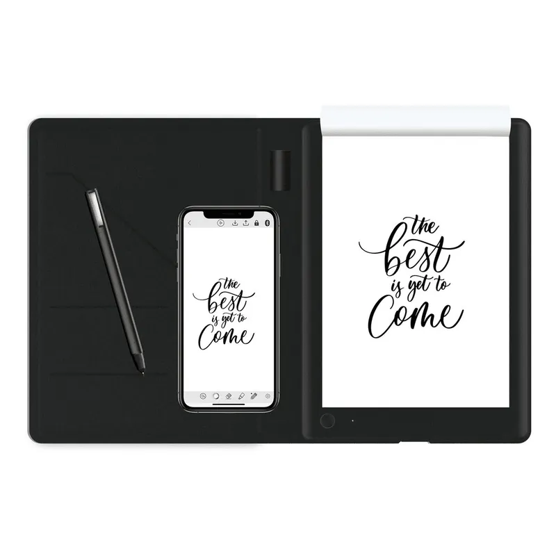 Smart Writing Notebook With Pen Black