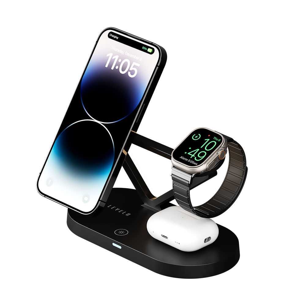 Levelo Premio 5 In 1 Wireless Charging Pad