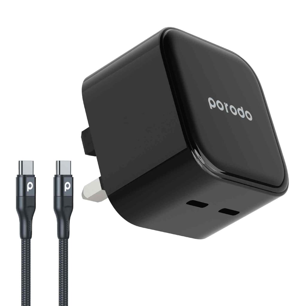 Super-Fast Dual USB-C Wall Charger PD 35W Type-C