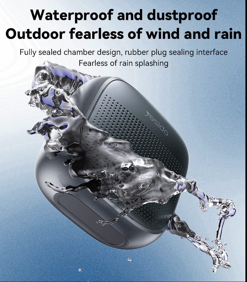 Yesido YSW24 BT5.3 Mini Body 1000mAh Hanging rope design Speaker