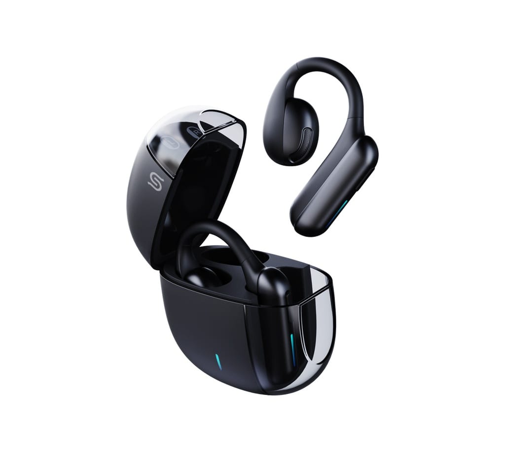 Air Conduction TWS Earbuds with Semi Transparent Case