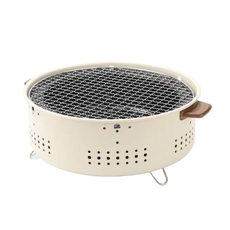 Porodo Lifestyle Camping Mini Outdoor Round BBQ/Charcoal Grill