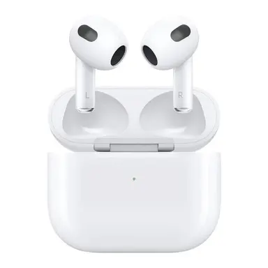 Green Earbuds 3 Wireless with Built-In Microphone & Charging Base