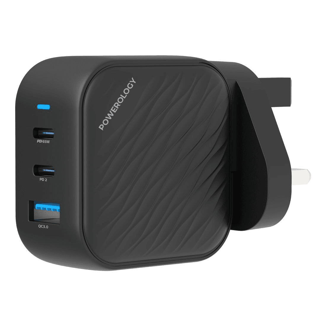 Powerology GaN Ultimate Dual 65W PD Charger